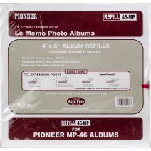 Pioneer 6 Up Refill Pages 5 Per Pkg For Mp46 Photo Alb
