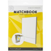 PhotoPlay Matchbook 4 InchX6 Inch White, 6 Pages