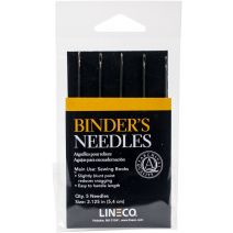 Lineco Book Binder's Steel Needles 5/Pkg- 
