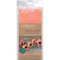 Double Sided Extra Fine Crepe Paper 2 Per Pkg Honeysuckle Per Coral And Apricot Per Light Rose