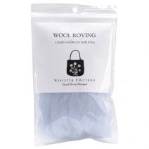 Wistyria Editions Wool Roving 12" .22oz-Pale Blue