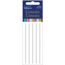 Mark Richards Crystal Stickers Elements 2mm Round 160 Per Pkg Clear