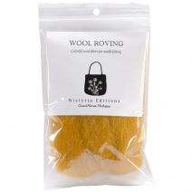 Wistyria Editions Wool Roving 12" .22oz-Butterscotch