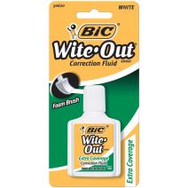BIC Wite-Out Extra Coverage Correction Fluid-.7oz