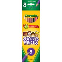 Crayola Multicultural Colored Pencils-8/Pkg Long