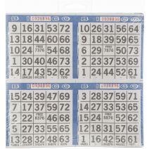 Primo Bingo Game Sheets 8 Inch X8 Inch 125 Per Pkg 500 Games