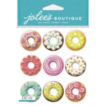 Jolees Boutique Dimensional Stickers Donuts