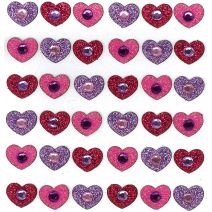 Jolee's Boutique Dimensional Stickers-Tween Gem Hearts