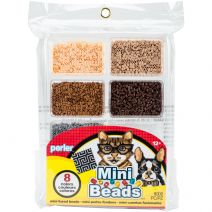 Perler Mini Beads Fused Bead Tray 8,000/Pkg-Neutral