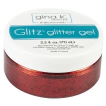 Gina K Designs Glitz Glitter Gel 2.3oz Red Velvet