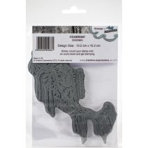 Creative Expressions Rubber Stamp By Andy Skinner-Seahorse