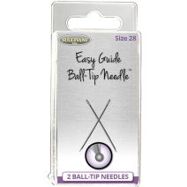 Sullivans Easy Guide Ball-Tip Needles 2/Pkg-Size 28 (34mm)