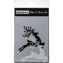 Darkroom Door Stencil 4.5"X6"-Reindeer Set 