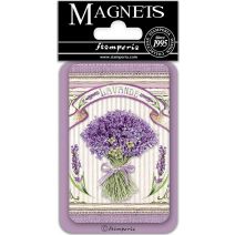 Stamperia Magnet 2.25"X3.25"-Lavender Bouquet