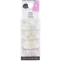 American Crafts Color Pour Resin Mix Ins Beads  Colorful 4perPkg