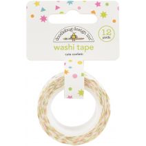 Doodlebug Washi Tape 15mmX12yd-Cute Confetti, Hey Cupcake
