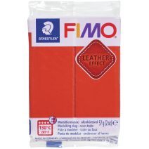 Fimo Leather Effect Polymer Clay 2oz-Rust