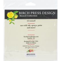 Birch Press Designs Stencil 6"X6"-Bold Stripes
