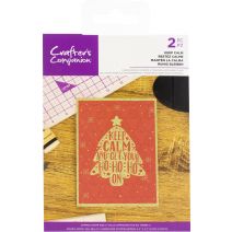 Crafters Companion Clear Acrylic Quirky Stamp Keep Calm