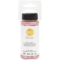 Heidi Swapp Minc Foil Flakes Light Pink