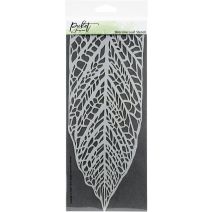 Picket Fence Studios Stencil 4 Inch X10 Inch Slim Line Leaf