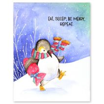 Penny Black Clear Stamps-Waddling By