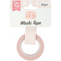 Echo Park Welcome Baby Girl Washi Tape 30' Dreamy Plaid