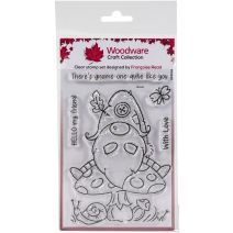 Woodware Clear Stamps 4 Inch X6 Inch Forest Gnome