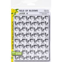 Birch Press Designs Dies-Field Of Blooms Plate Layer Set