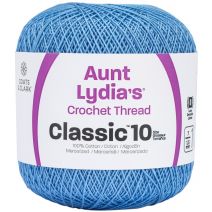 Aunt Lydias Classic Crochet Thread Size 10 Medium Blue
