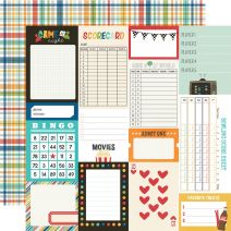 Family Fun Double Sided Cardstock 12 Inch X12 Inch Journal Elements