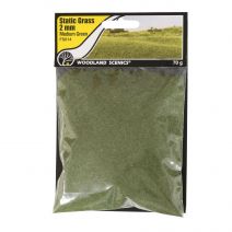 Woodland Scenics Static Grass 2mm Medium Green