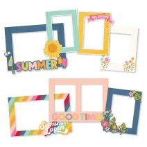 Summer Lovin' Chipboard Frames-