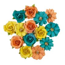Prima Marketing Mulberry Paper Flowers-Stronger/Majestic