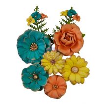 Prima Marketing Mulberry Paper Flowers-Blooming/Majestic