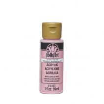 Plaid Folkart Acrylic Paint In Assorted Colors (2 Oz),Bright Baby Pink