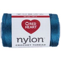 Red Heart Nylon Crochet Thread Size 18-Teal