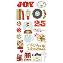 Classic Christmas Chipboard Stickers 439 82