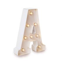 Light Up White Marquee Letters Letter A 9.875 Inches 9.875 inches