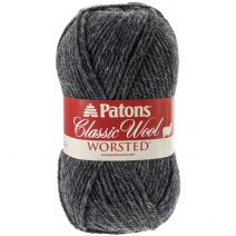 Patons Classic Wool Yarn-Dark Grey Mix