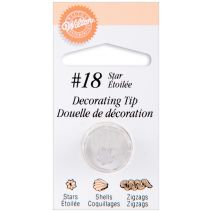 Wilton Decorating Tip For Food Decoration - 18 Star