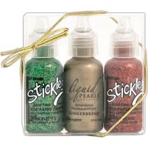 Ranger Stickles Glitter Glue Liquid Pearls Kit Merriment
