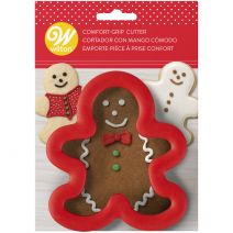 Wilton Comfort-Grip Cookie Cutter 4"-Gingerbread Boy