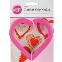 Wilton Comfort Grip Stainless Steel Cookie Cutter 4 Inch - Heart