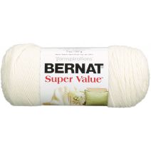 Bernat Super Value Solid Yarn-Natural
