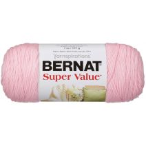 Bernat Super Value Solid Yarn-Baby Pink