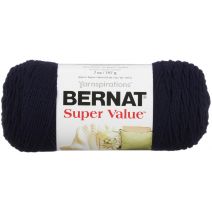 Bernat Super Value Solid Yarn-Navy