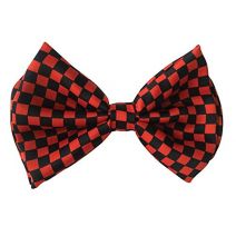 Halloween Wholesalers Bowtie (Black & Red Check)