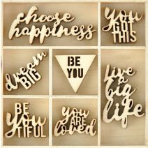 Themed Mini Wooden Flourishes Be You
