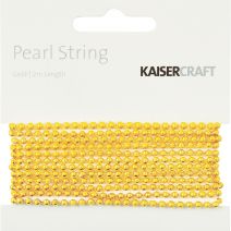 Gold Pearl String